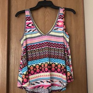 Tribal print tank top